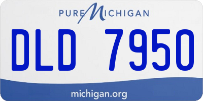 MI license plate DLD7950