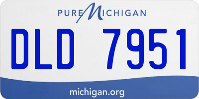 MI license plate DLD7951