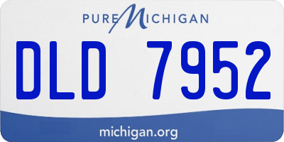 MI license plate DLD7952