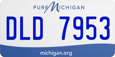 MI license plate DLD7953