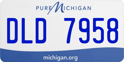 MI license plate DLD7958