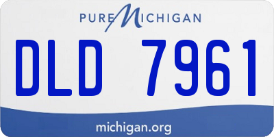 MI license plate DLD7961