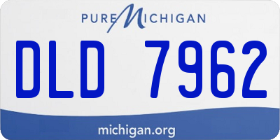 MI license plate DLD7962
