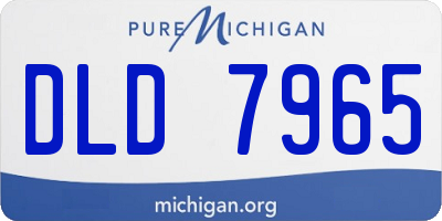 MI license plate DLD7965