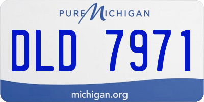 MI license plate DLD7971