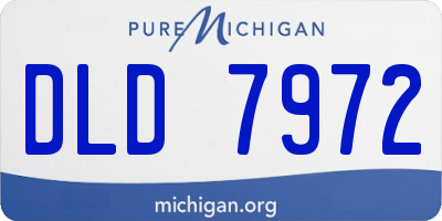 MI license plate DLD7972