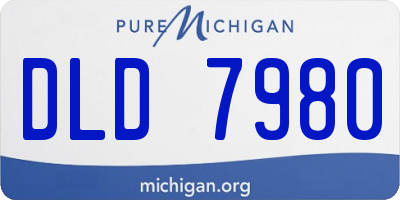 MI license plate DLD7980