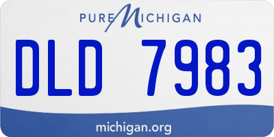 MI license plate DLD7983