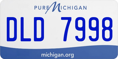 MI license plate DLD7998