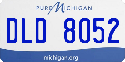 MI license plate DLD8052