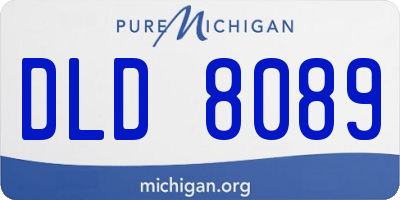 MI license plate DLD8089