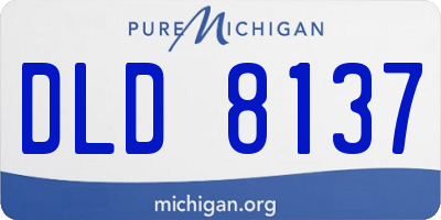 MI license plate DLD8137