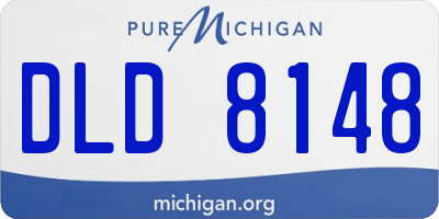 MI license plate DLD8148
