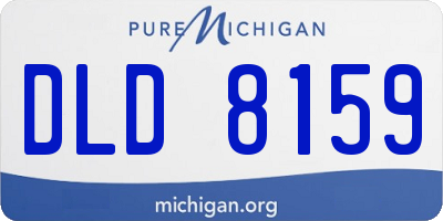 MI license plate DLD8159