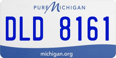 MI license plate DLD8161
