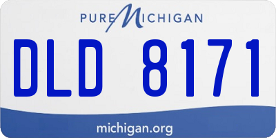 MI license plate DLD8171