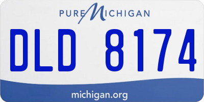 MI license plate DLD8174