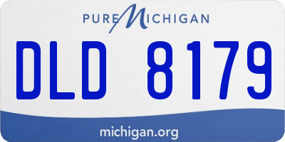 MI license plate DLD8179