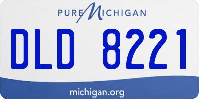 MI license plate DLD8221
