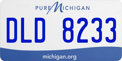 MI license plate DLD8233
