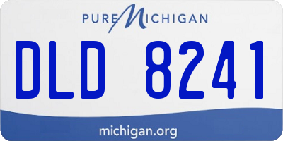 MI license plate DLD8241