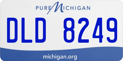 MI license plate DLD8249