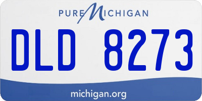 MI license plate DLD8273