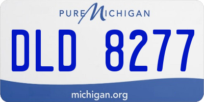 MI license plate DLD8277