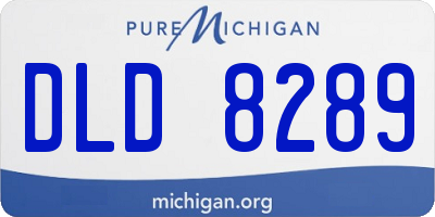 MI license plate DLD8289