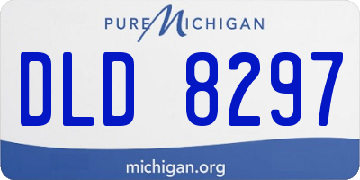 MI license plate DLD8297