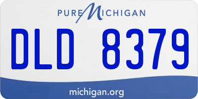 MI license plate DLD8379