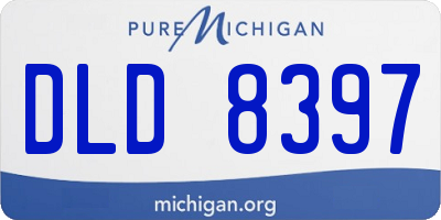 MI license plate DLD8397