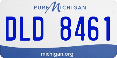 MI license plate DLD8461