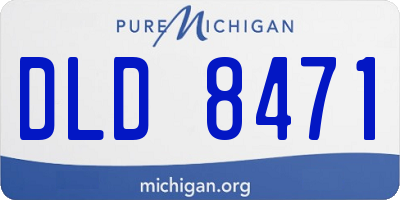 MI license plate DLD8471