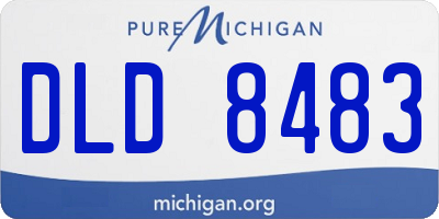 MI license plate DLD8483