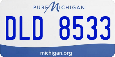 MI license plate DLD8533