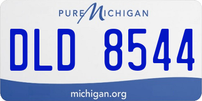 MI license plate DLD8544