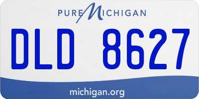 MI license plate DLD8627