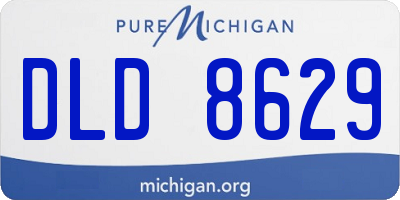 MI license plate DLD8629