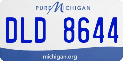 MI license plate DLD8644