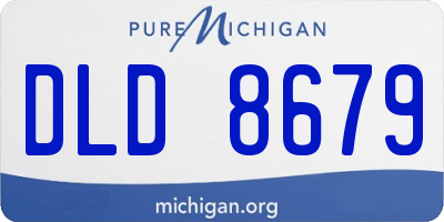 MI license plate DLD8679