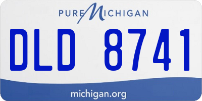 MI license plate DLD8741