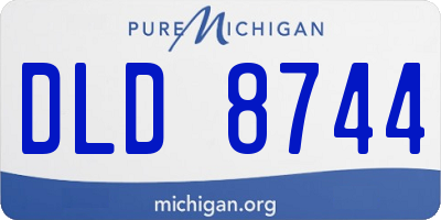 MI license plate DLD8744