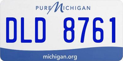 MI license plate DLD8761