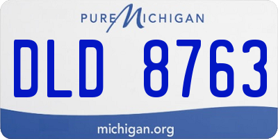 MI license plate DLD8763