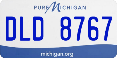 MI license plate DLD8767