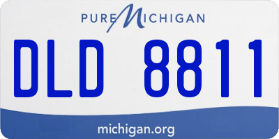 MI license plate DLD8811