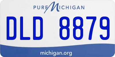 MI license plate DLD8879