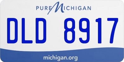 MI license plate DLD8917