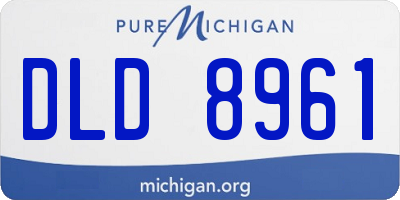 MI license plate DLD8961